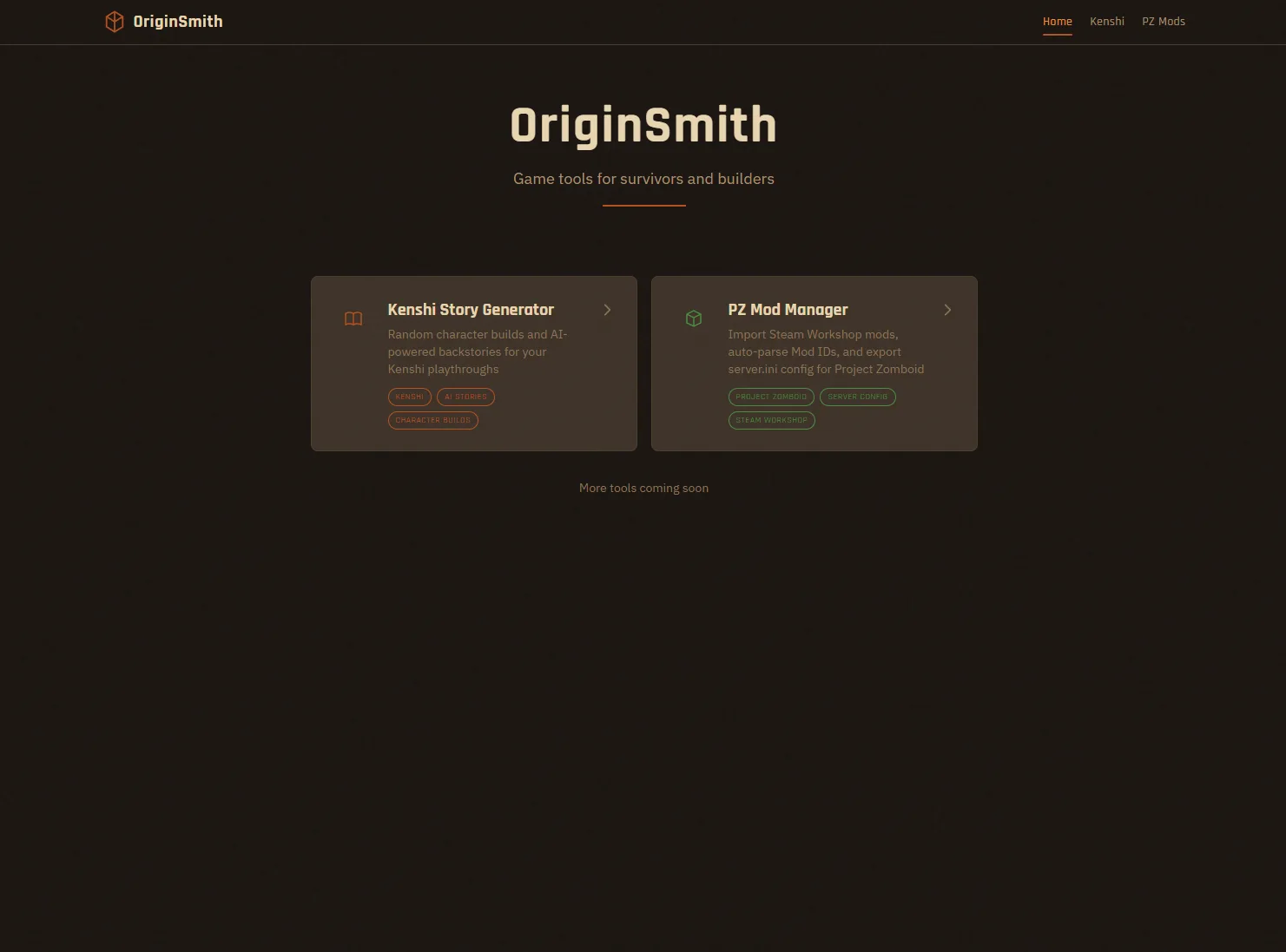 OriginSmith screenshot